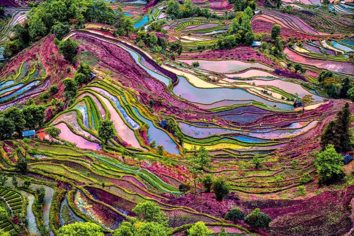 17 Most colorful places in the world in different seasons