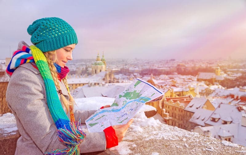Take A Snowy Historical Trip To Prague, The Snowy Wonderland