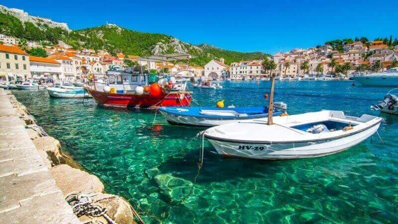 Amazing crystal clear waters of Mljet, Croatia