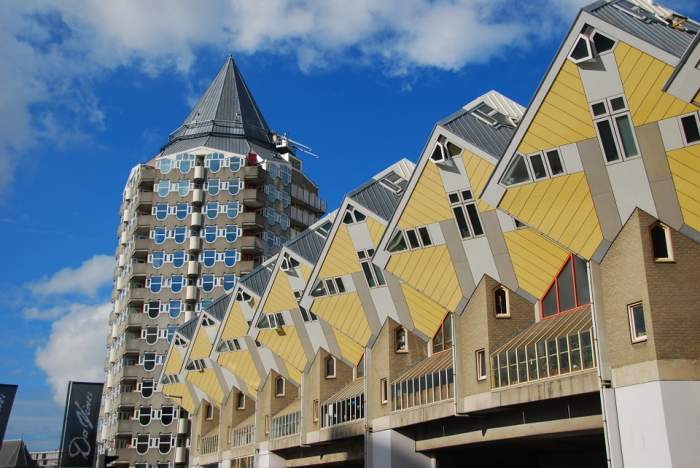 Cube house in Rotterdam, Netherlands
