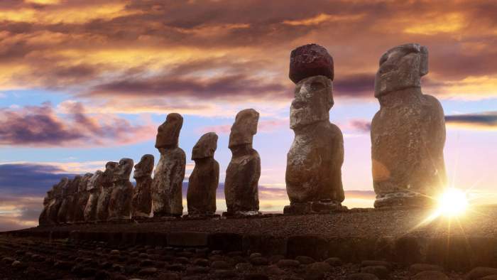 Moais at Ahu Tongariki 