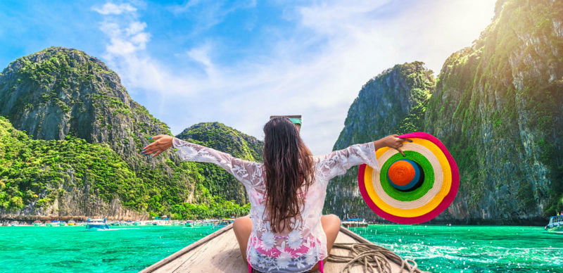 Island hopping in thailand