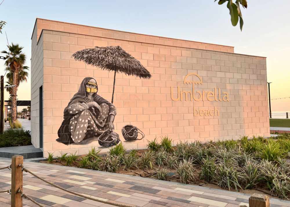 the umbrella beach