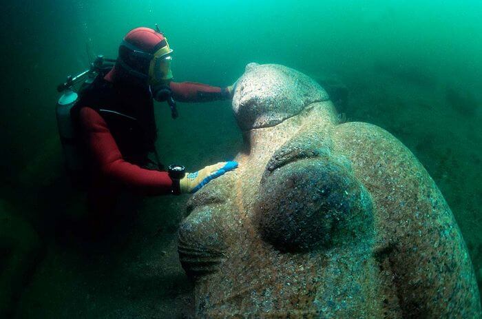 Heracleion and Canopus Statues