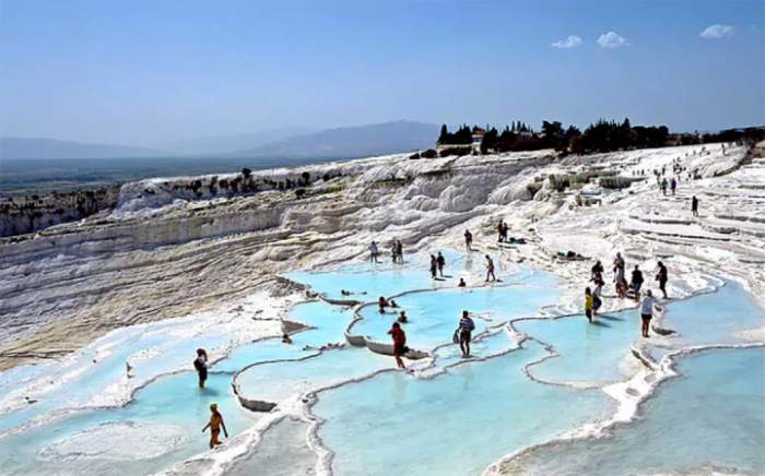 Pamukkale In December is rainy