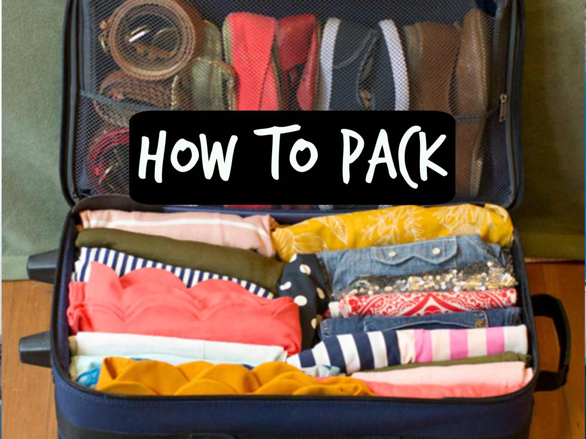 Amazing Hack to pack a suitcase- on  Vacations